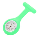 Fashion Pocket Watches Silicone Nurse Watch Brooch Tunic Fob Watch With Free Battery Doctor Medical Unisex Watches Clock