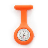 Fashion Pocket Watches Silicone Nurse Watch Brooch Tunic Fob Watch With Free Battery Doctor Medical Unisex Watches Clock
