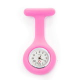 Fashion Pocket Watches Silicone Nurse Watch Brooch Tunic Fob Watch With Free Battery Doctor Medical Unisex Watches Clock