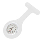 Fashion Pocket Watches Silicone Nurse Watch Brooch Tunic Fob Watch With Free Battery Doctor Medical Unisex Watches Clock