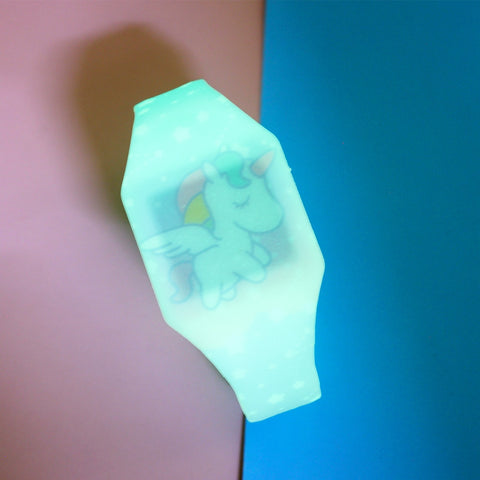 2020 Luminous Kids Watches Girls Cartoon Pattern LED Boys Watch Silicone Strap Reloj Infantil Wristwatches